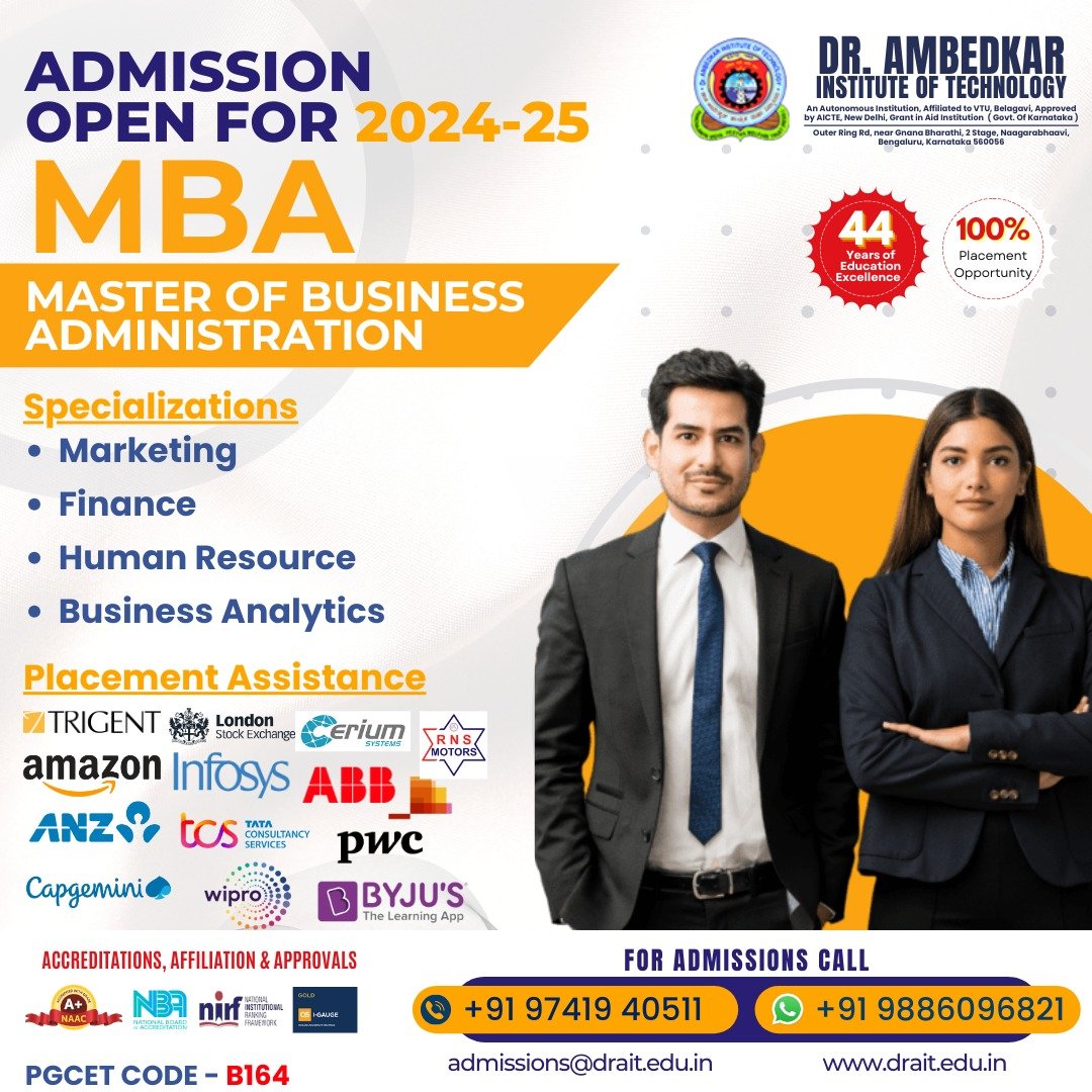 Admissions Open for MBA